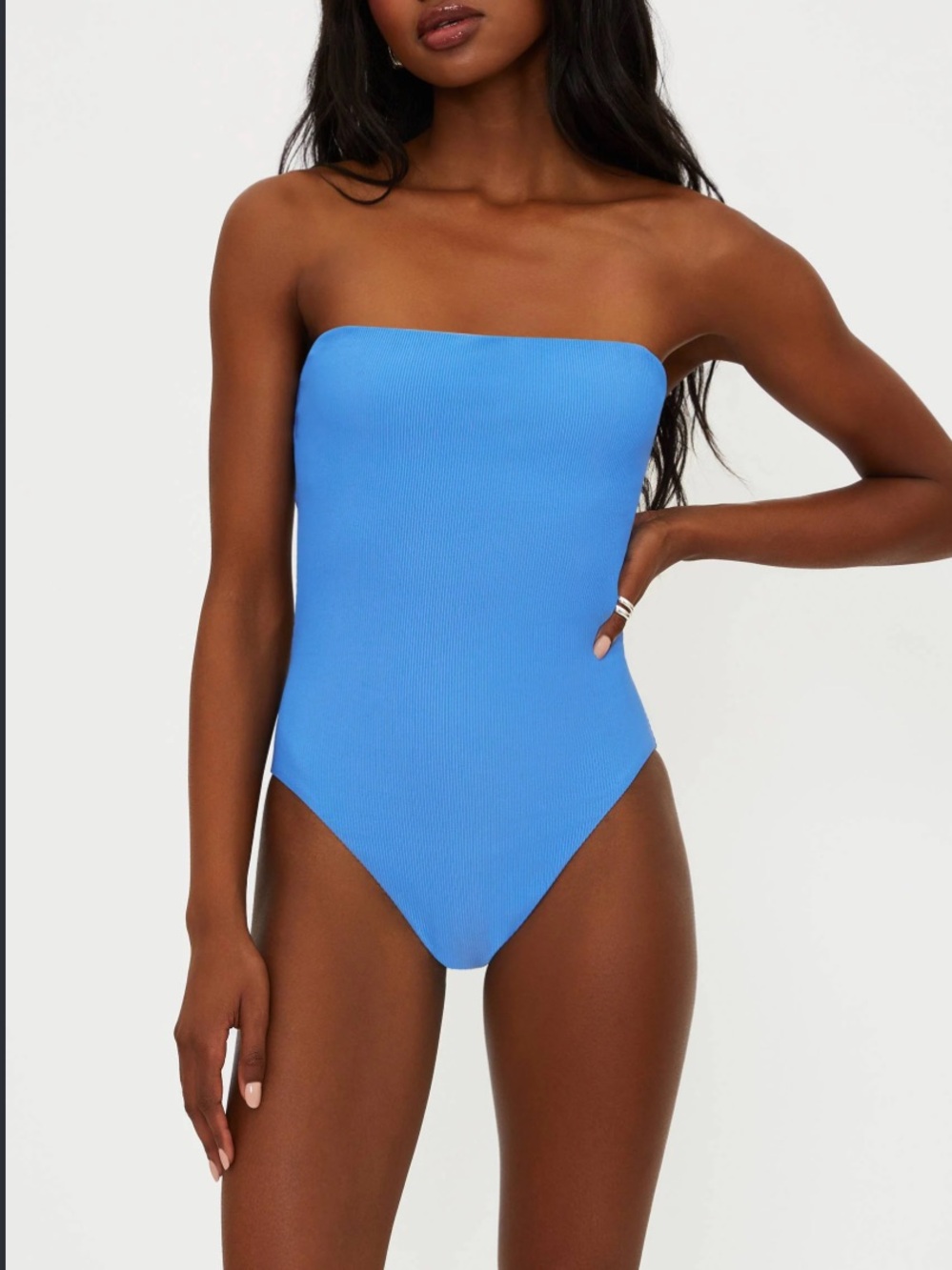 NEW! Beach Riot Stassia ribbed one piece swimsuit